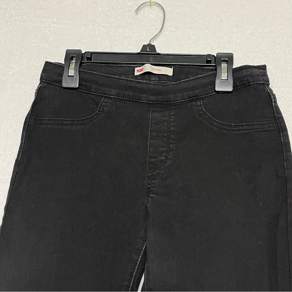 Levi's Girls Leggings Pull-on Black Stretchy Size 14 Regular - Picture 3 of 9
